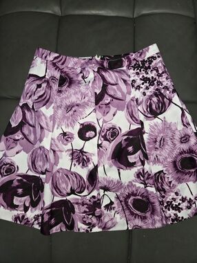 Ann Taylor floral circle skirt
